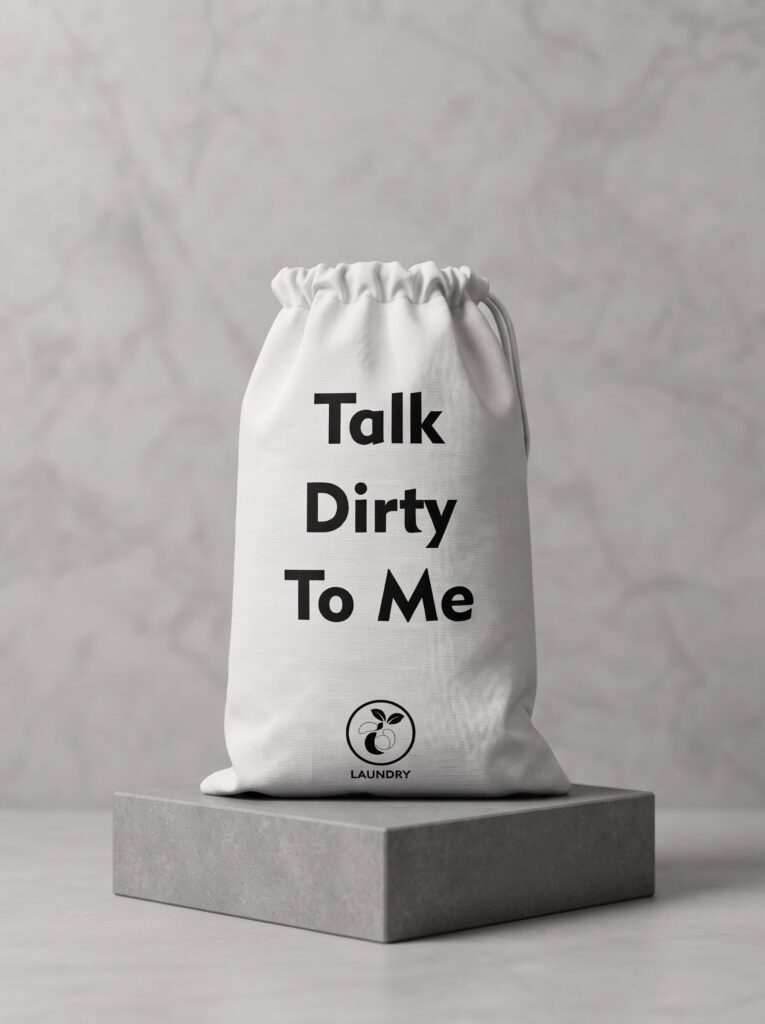 40x50 8 micron Plastik Büzgülü Çamaşır Torbası