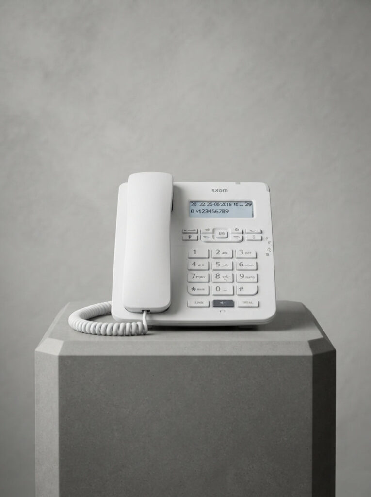 Karel TM145 Otel Tipi Oda Telefonu Beyaz