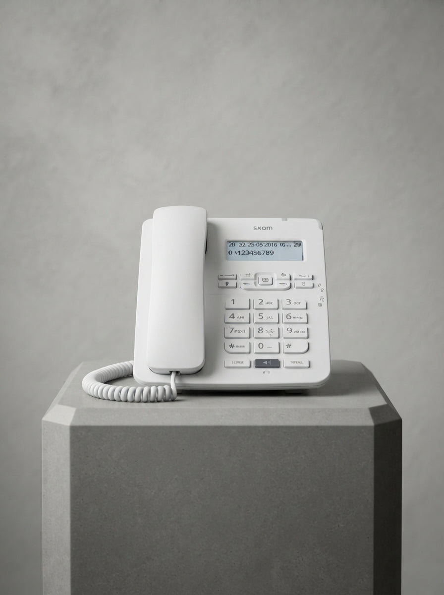 Karel TM145 Otel Tipi Oda Telefonu Beyaz