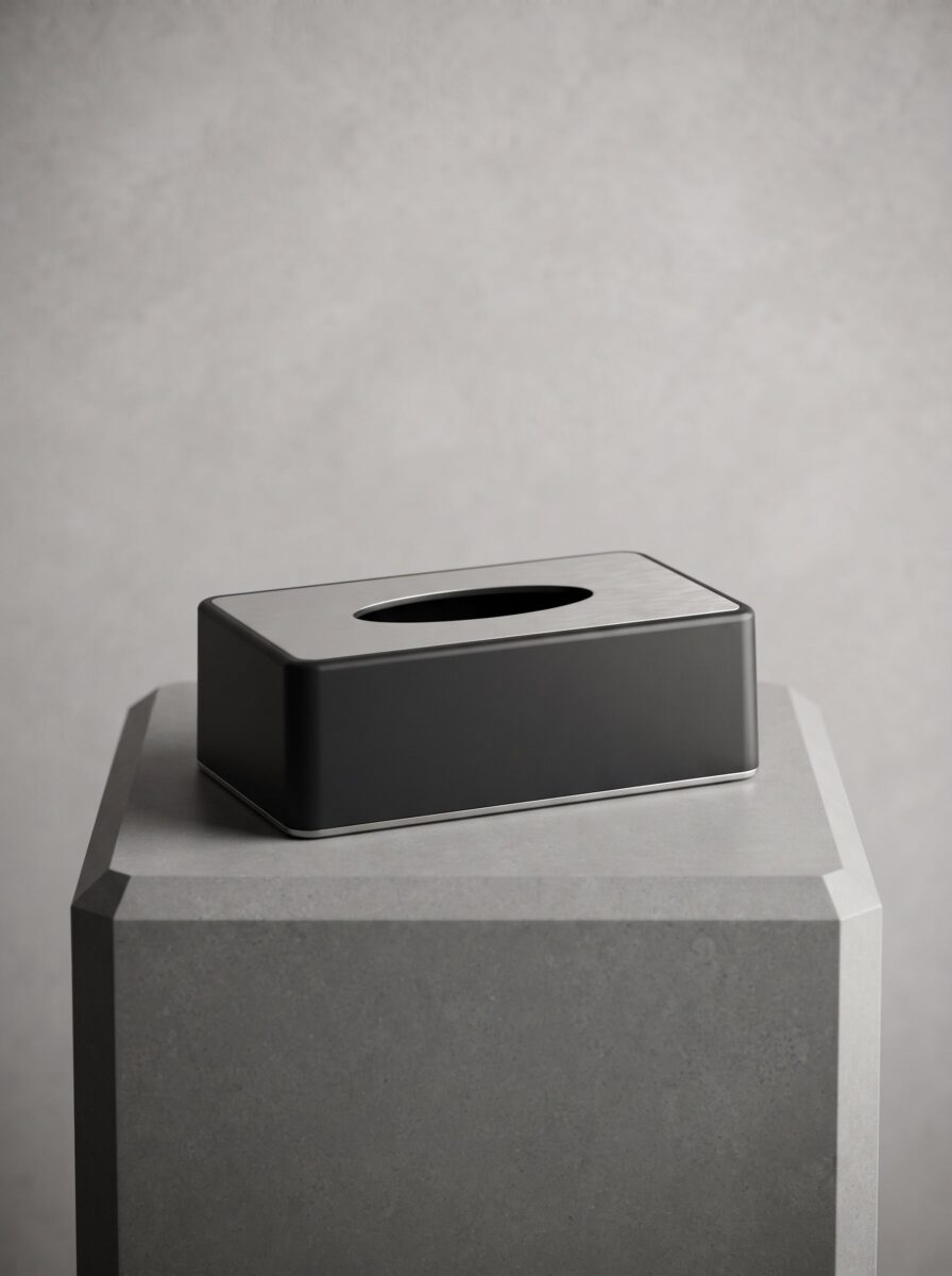 Kutu Kağıt Mendil - Gri