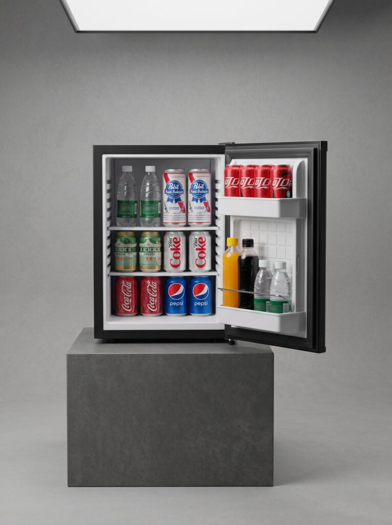 PRIME MB-025 Blok Kapı 40L Otel Tipi Minibar